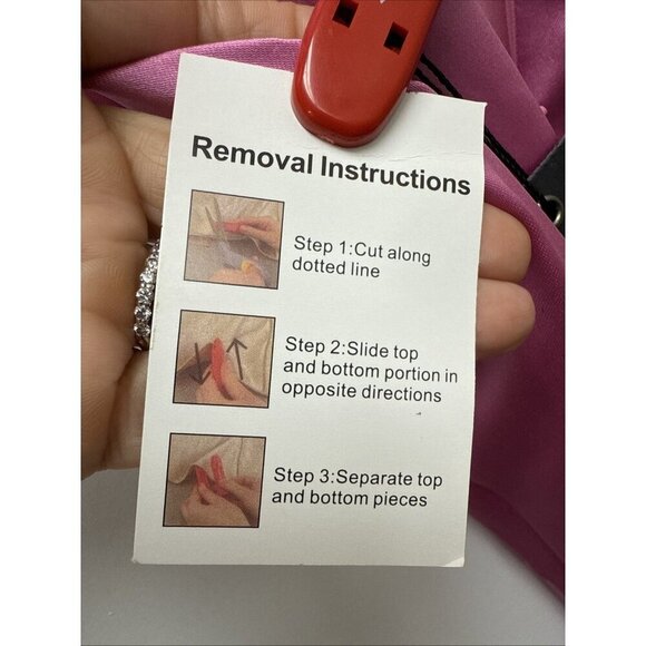 New MAC DUGGAL Size 4 Pink 26712 ONE SHOULDER BISHOP SLEEVE SATIN Formal GOWN - Picture 11 of 11